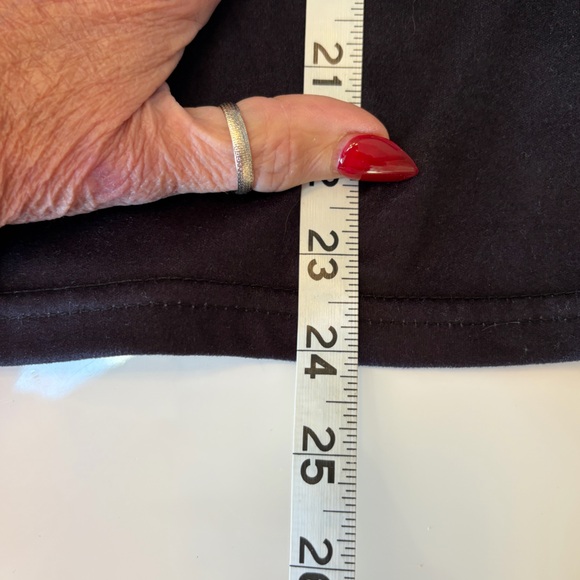 STYLEWE Black Turtleneck with Red and Green Stripes. Like New. - Picture 9 of 9